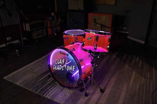 Ludwig Pink Vistalite Drum Kit