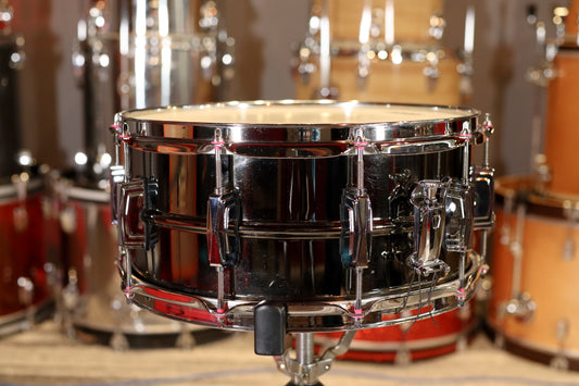 Ludwig 14x6.5 Brass Black Beauty Snare Drum