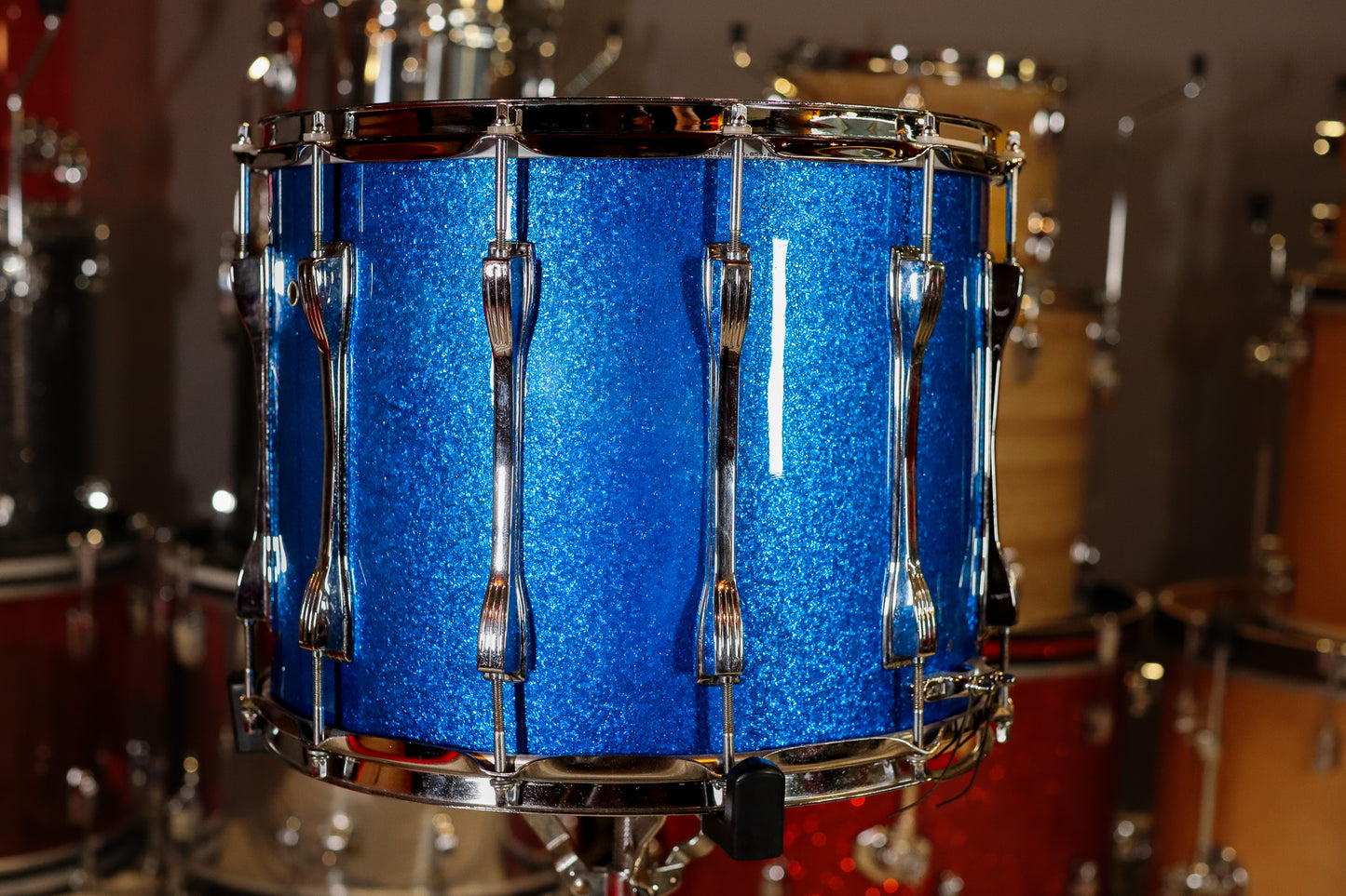 1980s Ludwig 15x12 Maple Marching Snare Drum