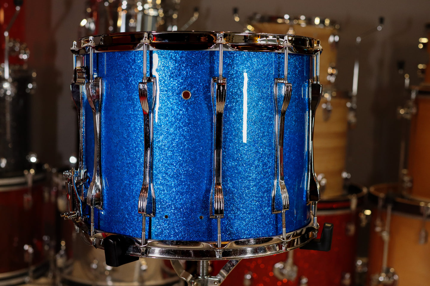 1980s Ludwig 15x12 Maple Marching Snare Drum