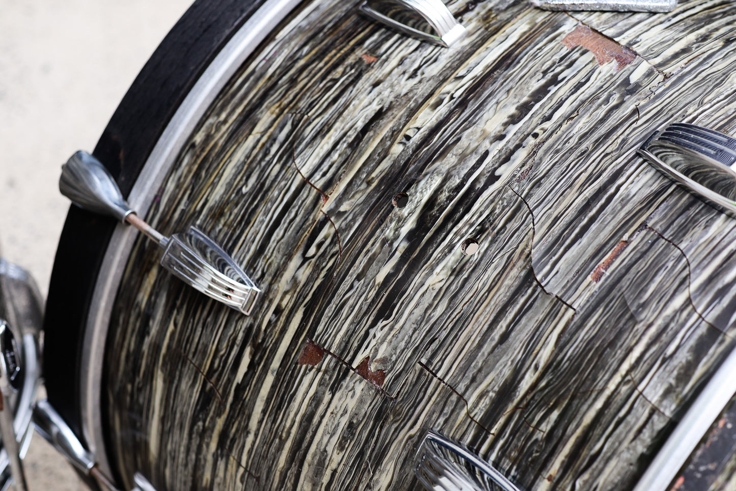 1960s Ludwig 3 Ply Drum Kit