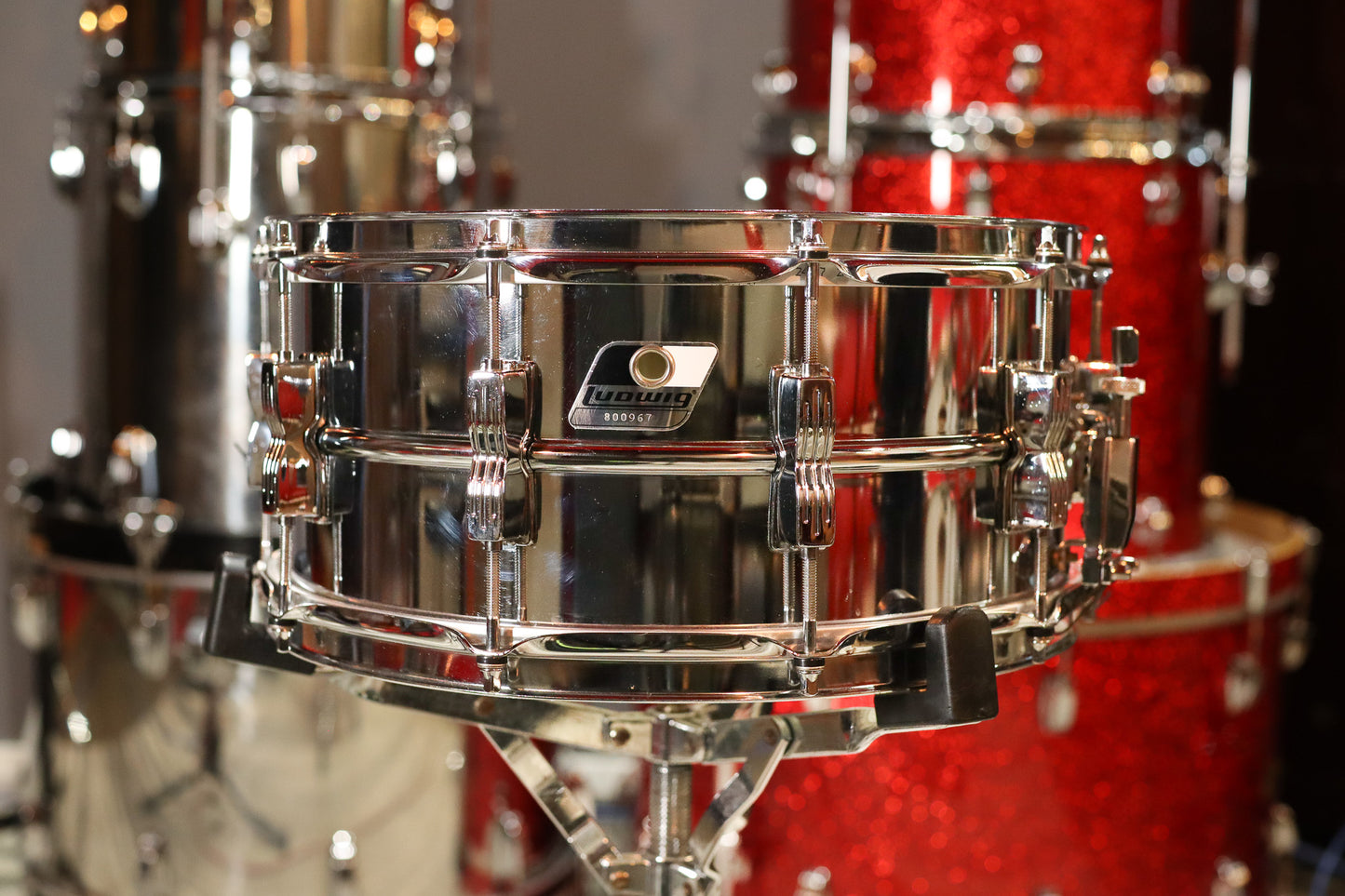 Ludwig 14x6.5 Rocker Steel Shell Snare Drum