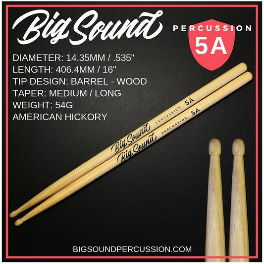Big Sound 5A Premium Drumsticks