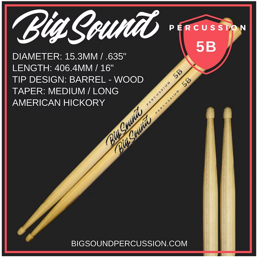 Big Sound 5B Premium Drumsticks